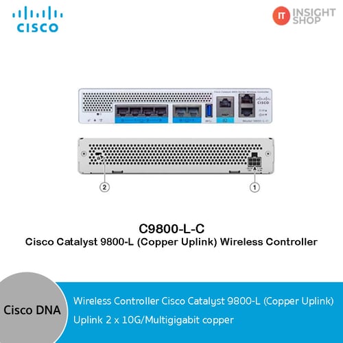 C9800-L-C-K9 Cisco Catalyst 9800-L (Copper Uplink) Wireless Controller