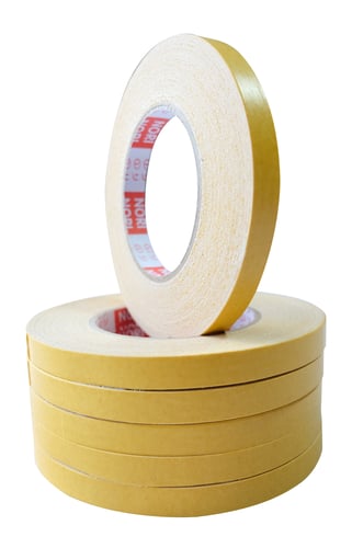 เทปกาวสีเหลืองหน้าแคบ Nori 12mm. ยาว 25 m.