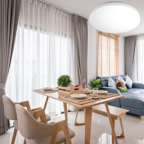 [สินค้าใหม่ เพิ่งเข้า ก.ค 23 ] SYLVANIA โคมไฟเพดาน LED รุ่น OVALO ECO SLIM 36W 6500K White แสงสีขาว