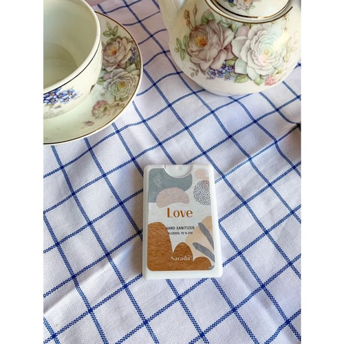 ❤️ สเปรย์แอลกอฮอล์ พกพาสะดวก!!! ถนอมผิว แห้งเร็ว Alcohol Spray 20 ml by NaradaAsia ❤️++20ml การ์ดสีขาว++