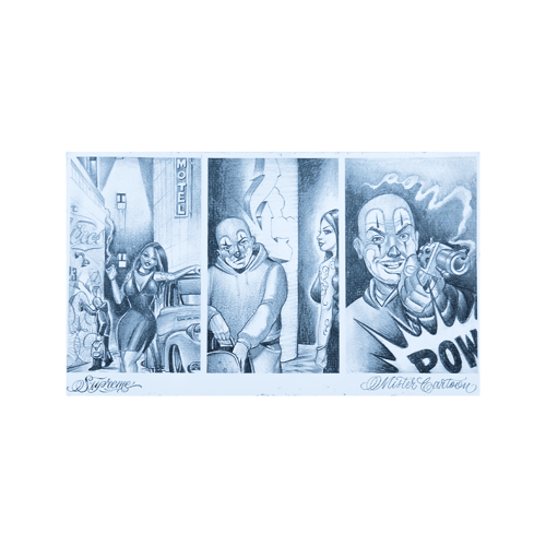 SUPREME MISTER CARTOON STICKER