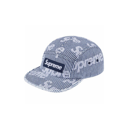 SUPREME DENIM CAMP SS24 CAP STRIPE