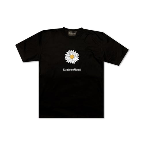 RUNDOWNYOUTH DAISY T-SHIRT BLACK