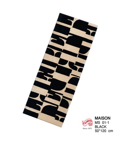 ELLE DECOR - MAISON (LM) MS01-1 LM 50x120 CM. BLACK