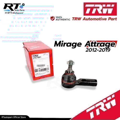 TRW ลูกหมากคันชัก Mitsubishi Mirage Attrage ปี12-19 3A92 / มิราจ แอทราจ / JTE7801