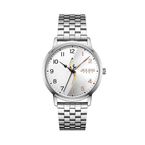 นาฬิกา Julius JA-1265M A สายสแตนเลส สีเงิน