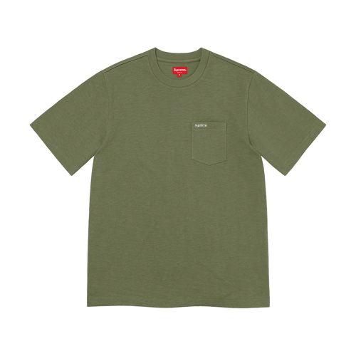 SUPREME POCKET SS21 T-SHIRT OLIVE