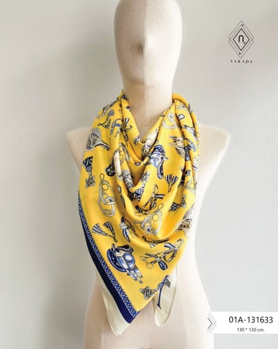 ผ้าพันคอ ผ้าคลุมไหล่ผืนใหญ่ - 01A-131633