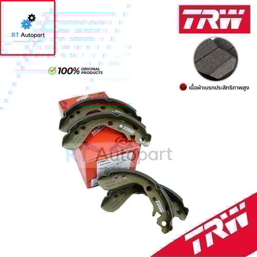 TRW ผ้าดรัมเบรกหลัง Honda Jazz GD ปี03-07 / ผ้าเบรก ผ้าเบรค / GS7834