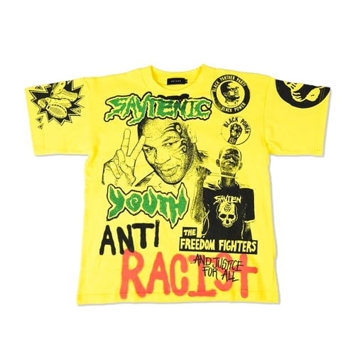 STUDIO SAYTEN THE FREEDOM FIGHTER T-SHIRT YELLOW