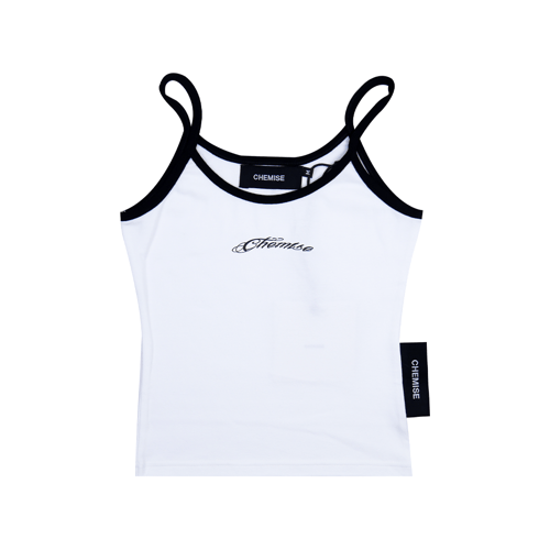 CHEMISE CLASSIC BABY TANK TOP WHITE