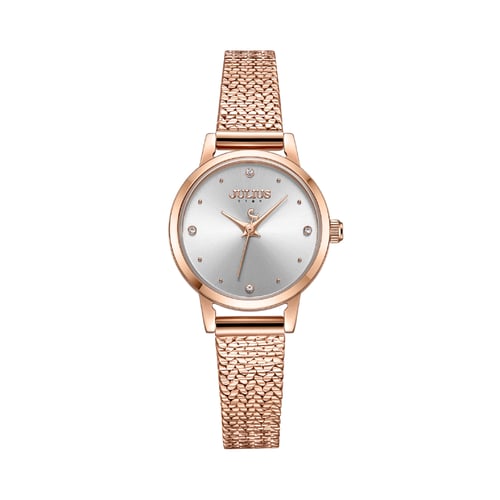 นาฬิกา Julius JS-045 A สายสแตนเลส สีโรสโกลด์