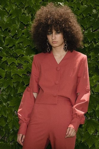 LIYA - BRICK BLAZER WITH