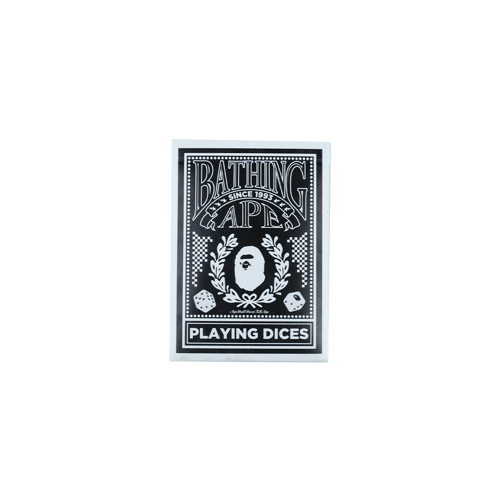 BICYCLE X A BATHING APE PLAYING CARDS WHITE