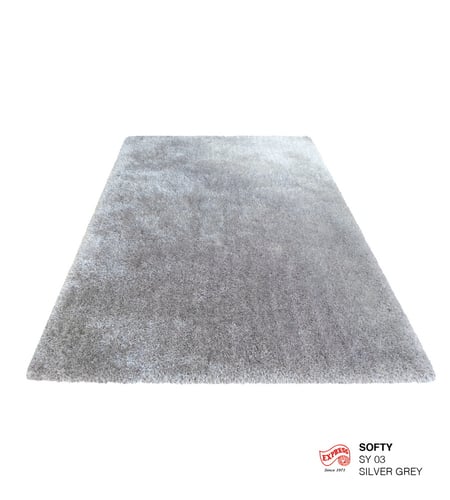 พรมรุ่น SOFTY (XL) SY03 XL 240x340 ซม. SILVER GREY