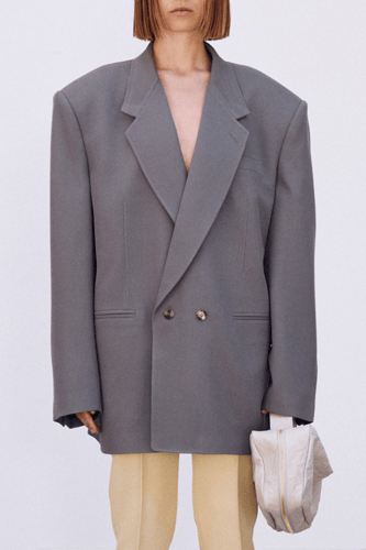 レクト RECTO SOFIA DOUBLE BREASTED TAILORED JACKET CREAM RECTO - SOFIA DOUBLE BREASTED TAILORED JACKET | EXHIBIT