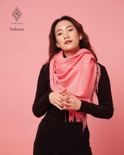 ผ้าพันคอแคชเมียร์  Sakura
