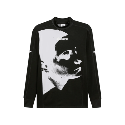 PUMA X PLEASURES BASE LAYER COLOR LONG SLEEVE T-SHIRT BLACK
