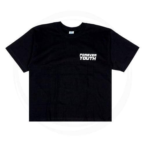 FOREVER YOUTH OG POWER LOGO T-SHIRT BLACK