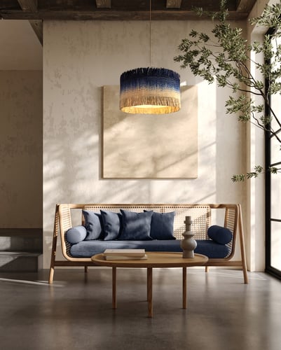 Lampshade navy blue M