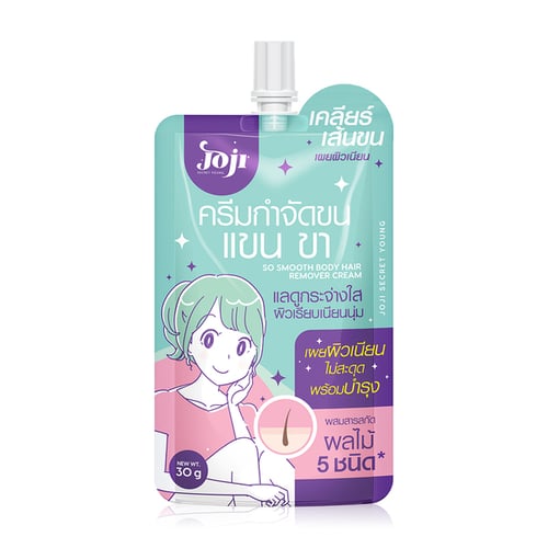 JOJI So Smooth Body Hair Remover Cream 30g. (ครีมกำจัดขนผิวกาย)