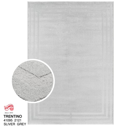 พรมรุ่น TRENTINO (L) 41095 2121 L 160x230 ซม. SILVER GREY