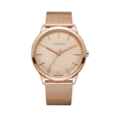 นาฬิกา Julius JA-982M C สายสแตนเลสถัก สีโรสโกลด์