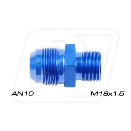 Billion ข้อลดเกลียว (044) M18x1.5/โอริง ออก AN6/AN8/AN10 (BLUE/BLACK)