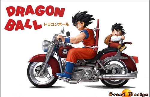 Red โกคู x โกฮัง Goku Gohan Biker GD Studio (มัดจำ)[[SOLDOUT]]