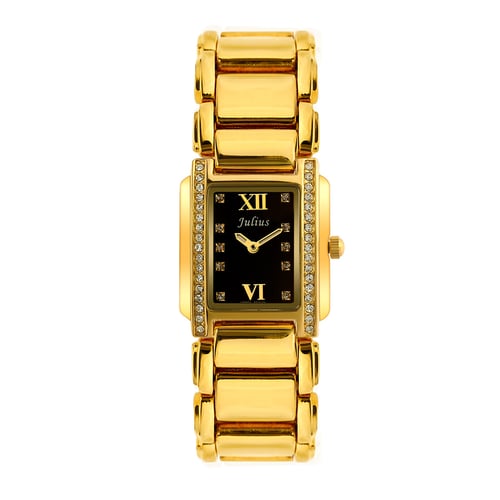 นาฬิกา Julius JA-812 D สายสแตนเลส สีทอง