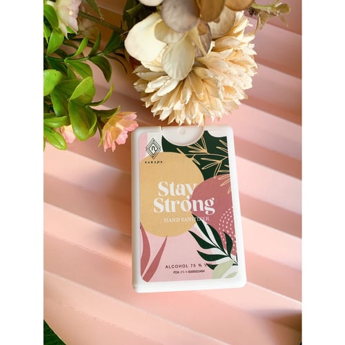 ❤️ สเปรย์แอลกอฮอล์ พกพาสะดวก!!! ถนอมผิว แห้งเร็ว Alcohol Spray 20 ml by NaradaAsia ❤️++20ml การ์ดสีขาว++