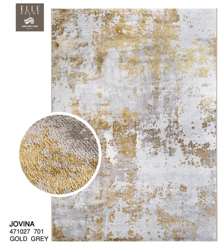 JOVINA (XXL) 471027 701 XXL 300x400 CM. GOLD GREY