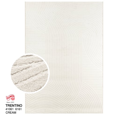 TRENTINO (XL) RUG 41061 6161 XL 240x340 cm. CREAM