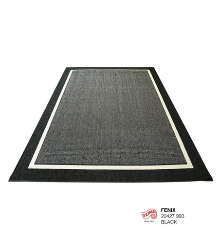 FENIX (M) RUG 20427 993 M 120x170 cm. BLACK