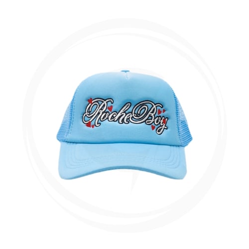 ROCHEBOY TRUCKER HAT BABY BLUE