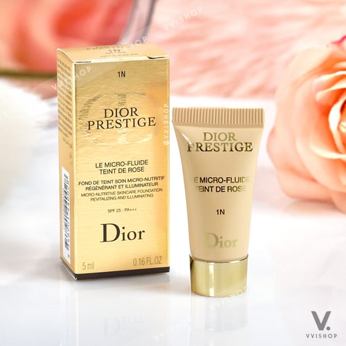 Dior Prestige Le Micro-Fluide Teint De Rose Foundation SPF25 PA+++ 5 ml. :1N