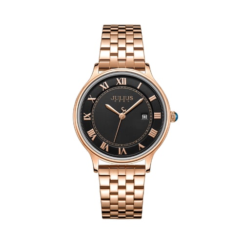 นาฬิกา Julius JA-1303 D สายสแตนเลส สีโรสโกลด์