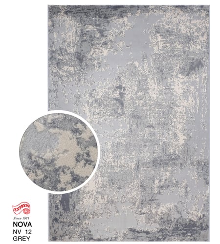 พรมรุ่นโนว่า NOVA (L1) NV12 L1 200x290 ซม. GREY