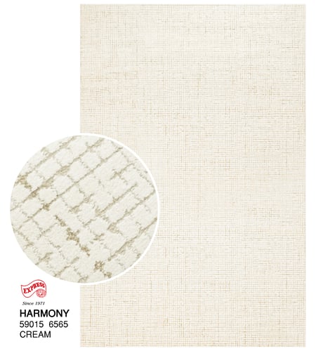 พรมรุ่น HARMONY (L1) 59015 6595 L1 200x290 ซม. CREAM