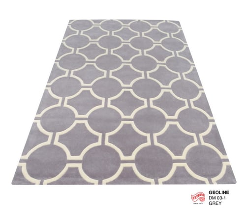 พรมรุ่น GEO LINE (L) DM 03-1 L 160x230 ซม. GREY (พรีออเดอร์)