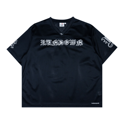 RUNDOWNYOUTH DARK MATTER 05 JERSEY BLACK