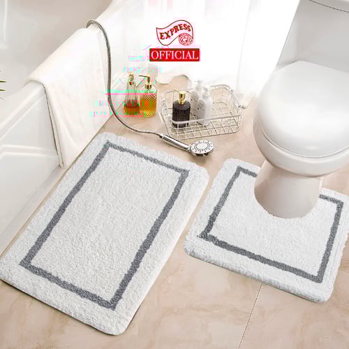 พรมเช็ดเท้าชุดห้องน้ำ (BATH MAT) รุ่น STELLAR EG 2-8 WHITE สีขาว