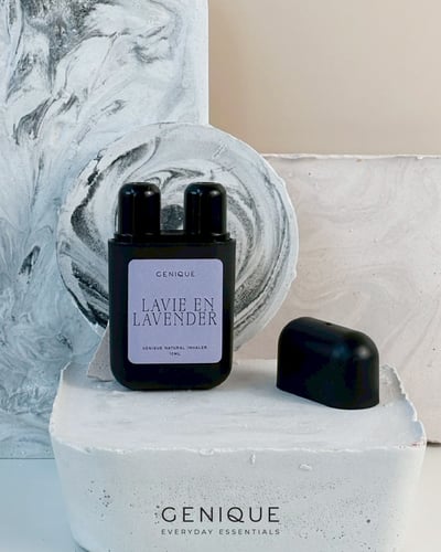 Genique Double Aroma Inhaler ยาดมแบบสองรู | Lavie en Lavender