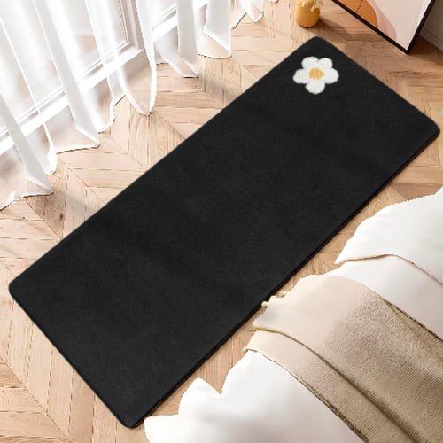 พรมเช็ดเท้ายาว (ELLE LONG MAT) รุ่น ELLE AL 6-3 BLACK สีดำ