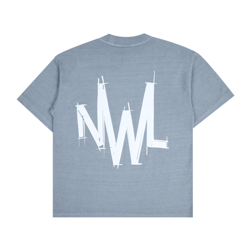 NWL.BKK STONEWEAR 03 BOXY T-SHIRT BLUE