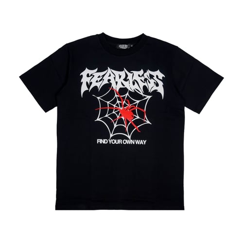FEARLESS RED WIDOW T-SHIRT BLACK