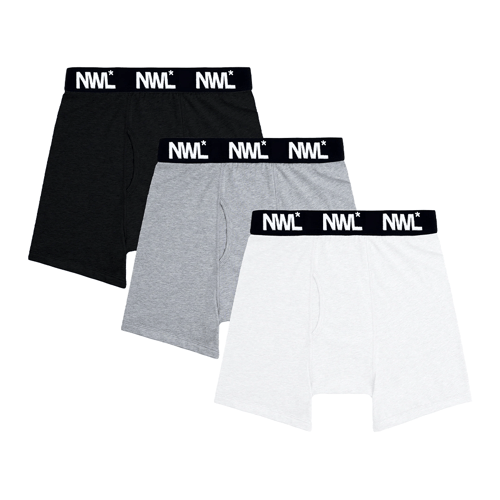 NWL.BKK 07 BOXER WHITE/GREY/BLACK