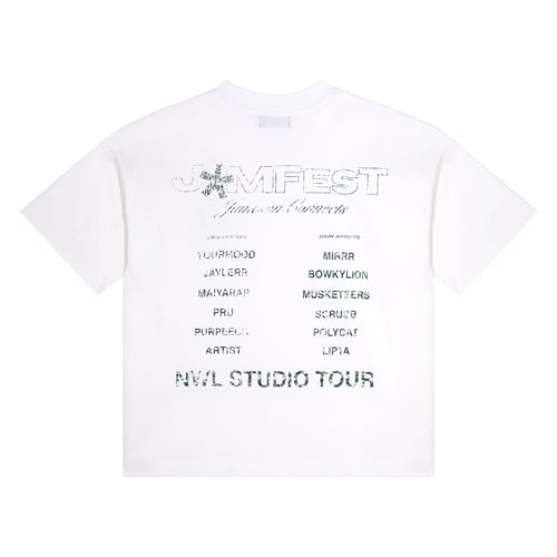 NWL.BKK TOUR BOXY T-SHIRT OFF-WHITE