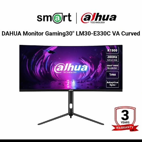 จอมอนิเตอร์  DAHUA Monitor Gaming30" LM30-E330C VA Curved