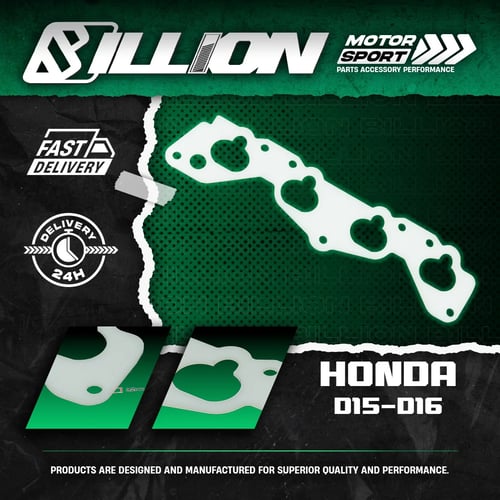 Billion ปะเก็นท่อร่วมไอดี Honda เครื่อง D15-D16